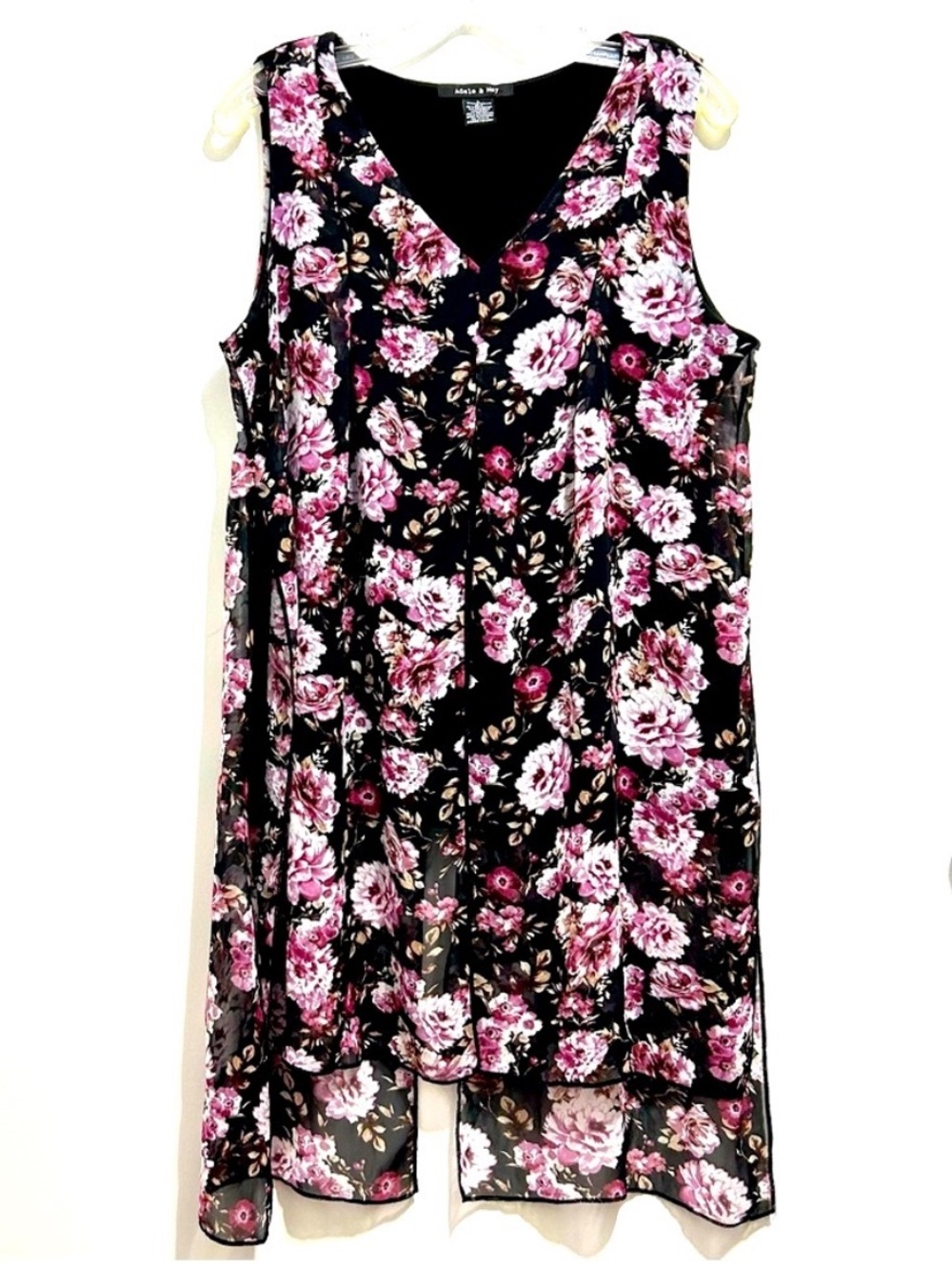 Adele & May Women’s Floral Sleeveless Tunic